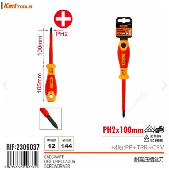 [MOT] 2309037 HIGH PRESSURE RESISTANT SCREWDRIVER/PHILLIPS/PH2*100MM