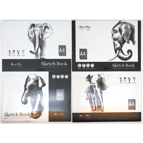 [CNJ] 310702-02 SKETCH BOOK 160G 48PAGES A4