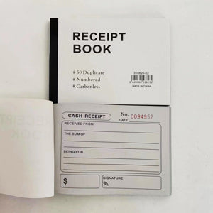 [CNJ] 310826-02 CASH RECEIPT BOOK 50SHEET/10.5CMX14.5CM