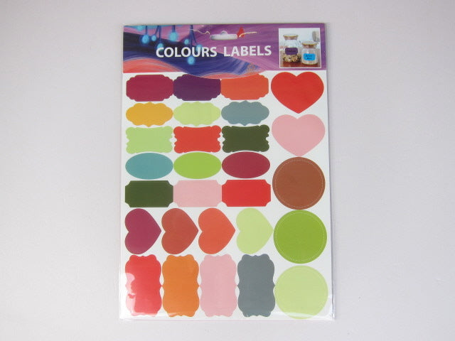 [B&C] 31GB018 LABEL STICKER COLOUR PVC