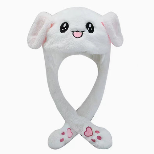 [CNJ] 321360-04 HAT/MOVING EAR RABBIT-WHITE