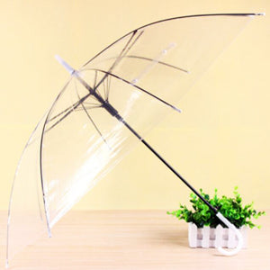 [CNJ] 341500-001 TRANSPARENT AUTO UMBRELLA 55CM/CLEAR