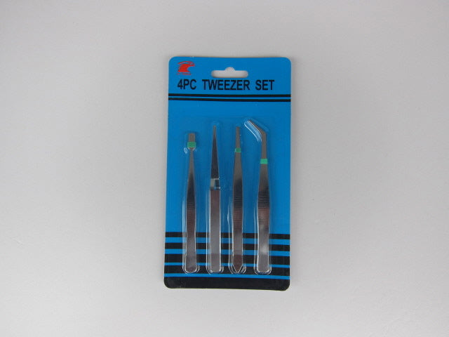 [B&C] 36AA013 TWEEZERS 4PC SET