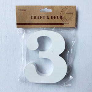 [CNJ] 370802number-03 WOODEN DECOR 3 11X2CM