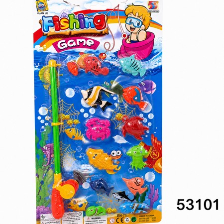 [CIL] 53101 FISHING SET (1 ROD AND 12 ASSORTEDPIECES)