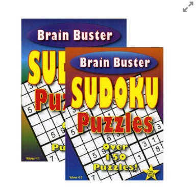 [CNJ] 94-13075 BAZIC BRAIN TEASER SUDOKU PUZZLE BOOK