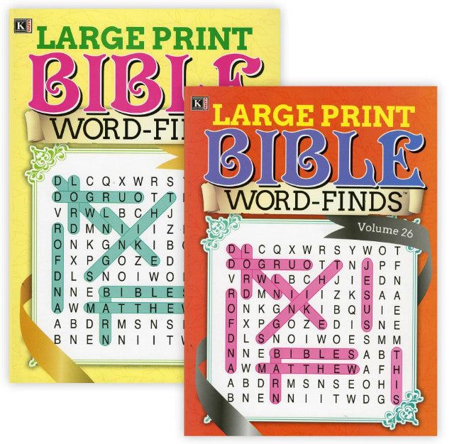 [CNJ] 94-31741 BAZIC KAPPA LARGE PRINT BIBLE WORD FINDS PUZZLE BOOK