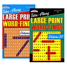 [CNJ] 94-3388 BAZIC KAPPA TAKE ALONG LARGE PRINT WORD FINDS PUZZLE BOOK - DIGEST SIZE