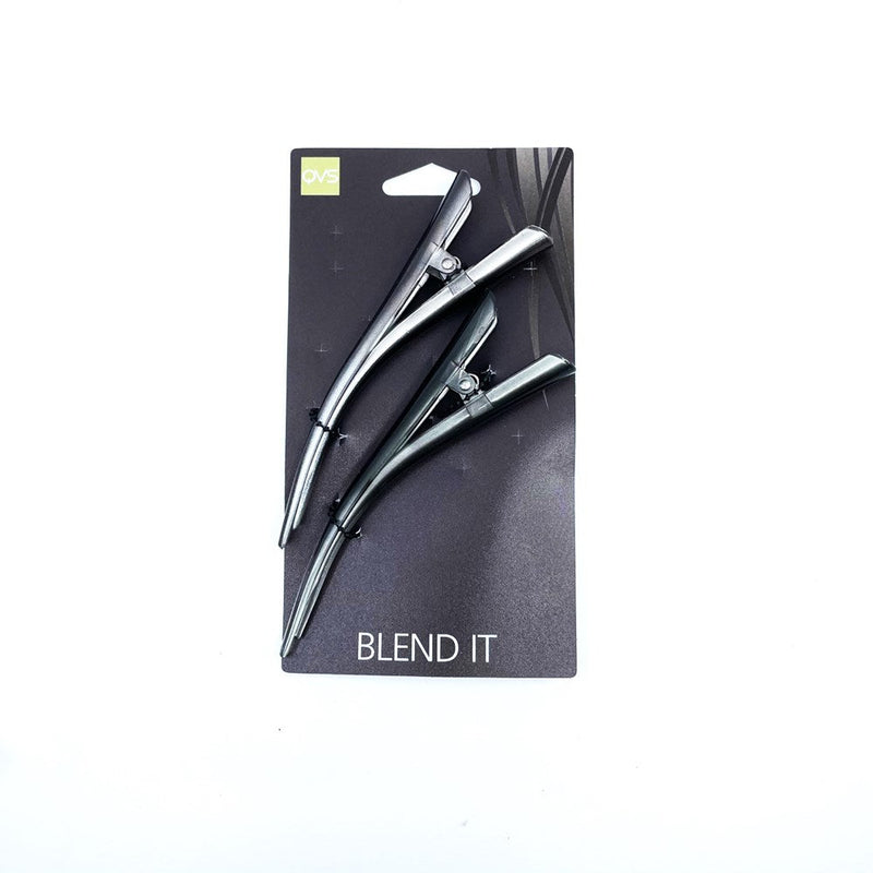 10-3556 QVS BLEND IT BLACK CLIPS 2PCS ROUND