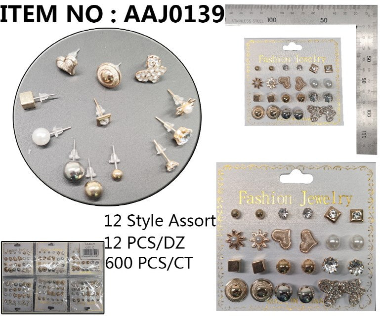 Earring set/ COLOURFUL SET 24PC