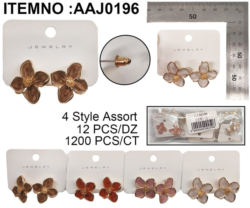 FLOWER RING 3CM CLOR ASST
