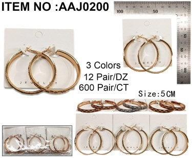 EARRING DIAMOND CLR ASST