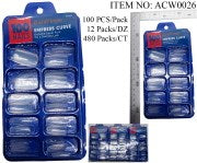 ARTIFICIAL NAIL 100PCS CLEAR