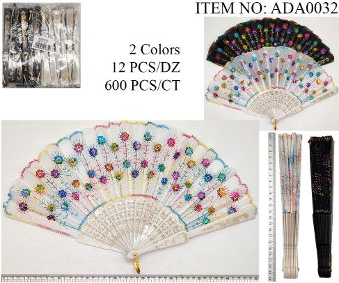 FAN 23CM SEQUINS