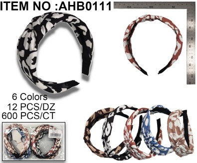 HEADBAND 4CM 5CLR ASST