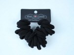[B&C] 32DA951 HAIR RING XXS 30PC BLACK