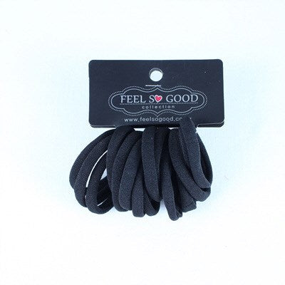 [B&C] 32DA927 HAIR ELASTIC BANDS XS 15PC BLACK