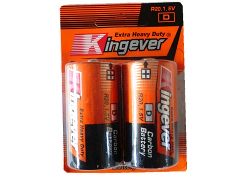 [ACQ] AA06266 CARBON ZINC DRY BATTERY D SIZE 2PC