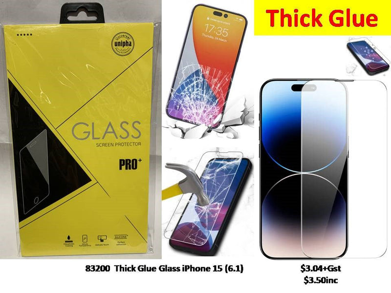 [ADR] 83200  THICK GLUE GLASS IPHONE 15 (6.1)