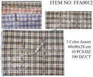 PVC CARRY BAG CHECK 60X80X28CM