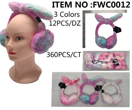 WINTER FASHION EARMUFF W RIBBON