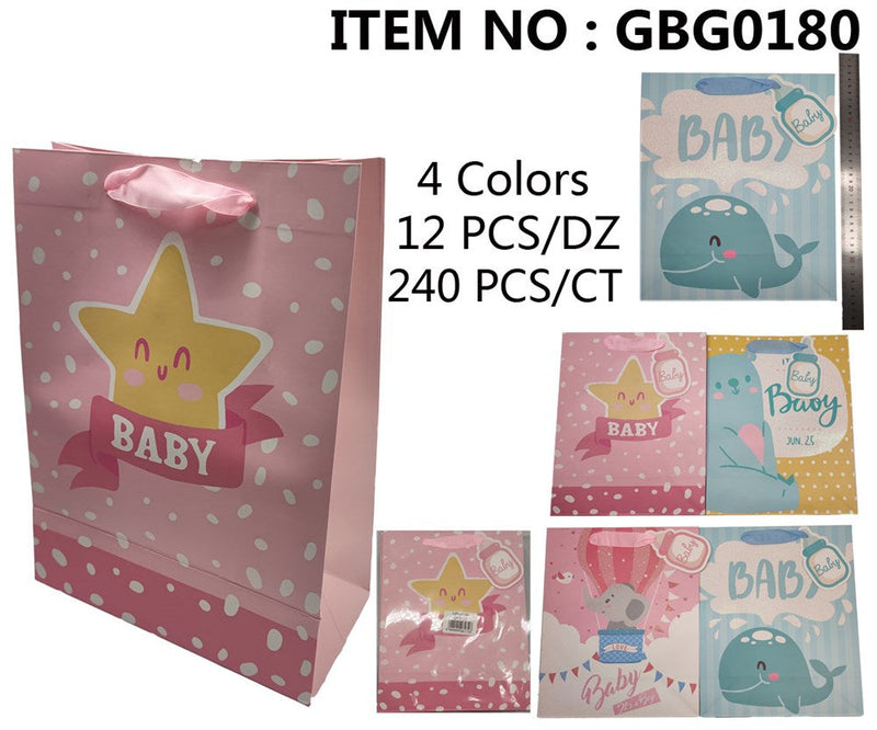 GIFT BAG BABY M 4ASST