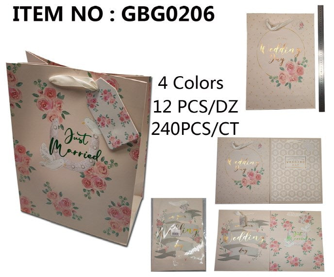 GIFT BAG WEDDING DAY L 4ASST