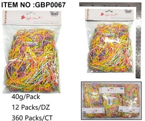 BOX FILLER 40G YELLOW COLOR MIX