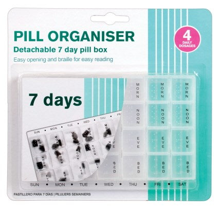 [UBL] AG0078 PILL BOX ORGANISER 7 DAYS  4 WEEKS