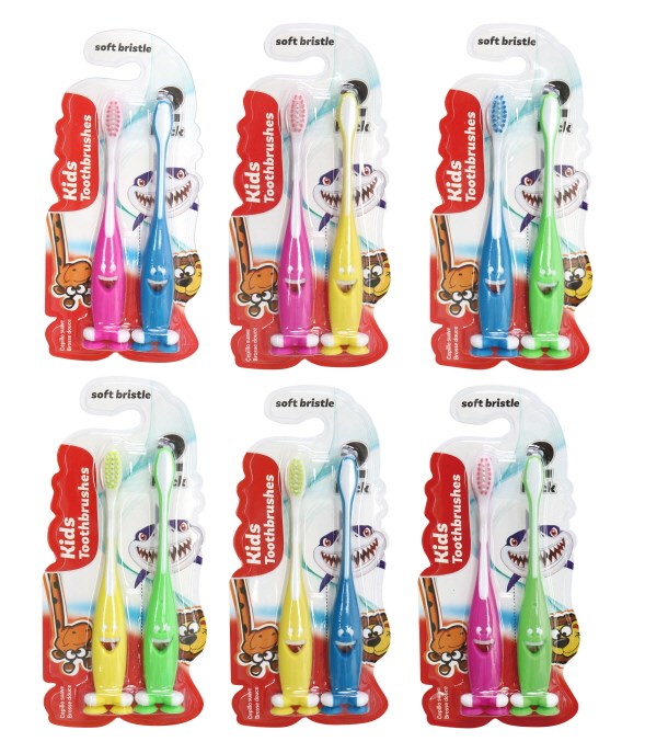 [UBL] AT0008 TOOTHBRUSH KIDS 2PK 4ASST