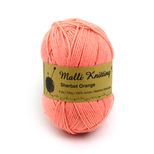 [JEM] SEW 178261 100G SHERBET ORANGE YARN