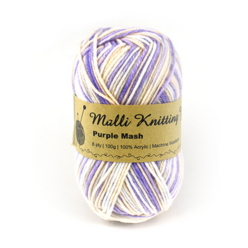 [JEM] SEW 190089 100G PURPLE MASH MULT COL YARN
