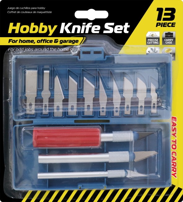 [UBL] HT0001 HOBBY KNIFE 13PC SET