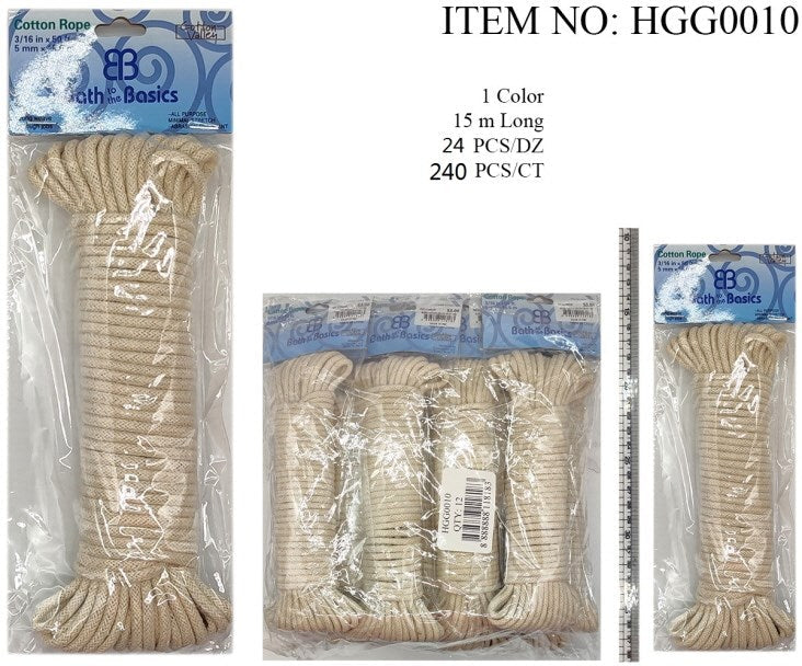 ROPE COTTON HEAVY DUTY 15M