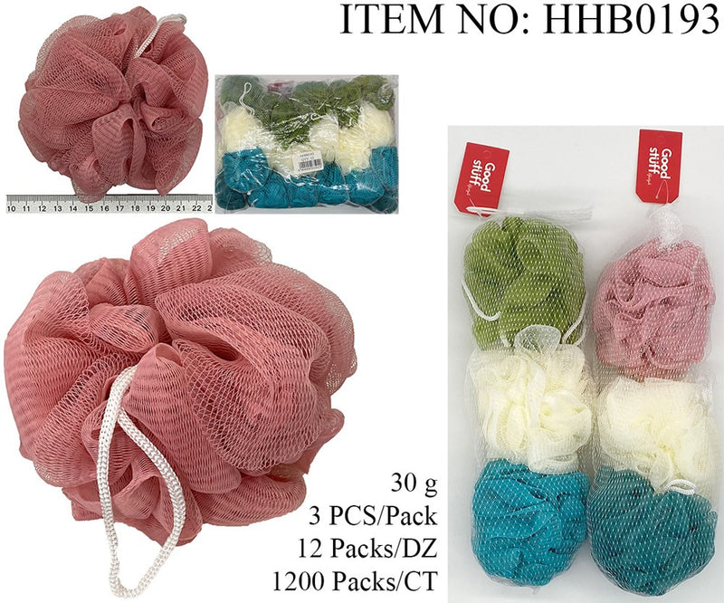 SHOWER BALL 30G 3PCS