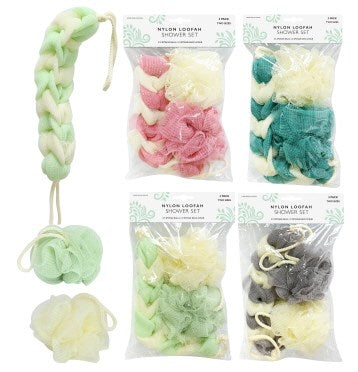 [UBL] AG0326 BATH SCRUB & BALL 3PC 4ASST