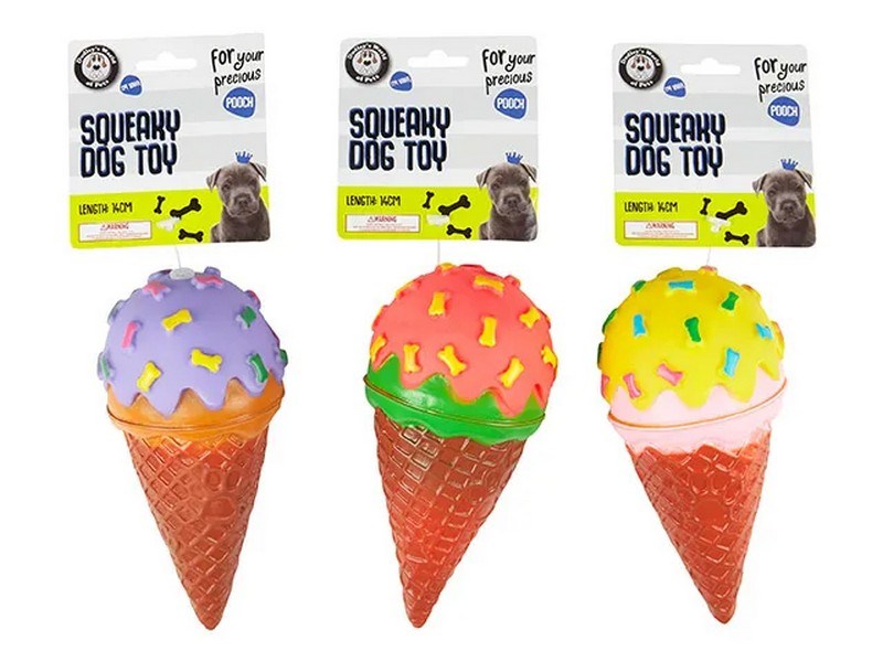 [JEM] DOG 242733 VINYL SQUEAKY ICE CREAM