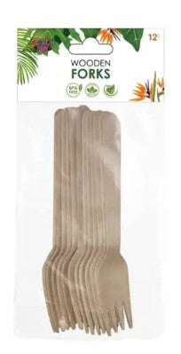 [MOT] HOME3994 16CM 12PS WOODEN FORK