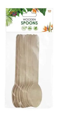 [MOT] HOME3995 16CM 12PSWOODEN SPOON