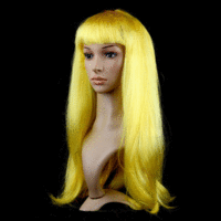 [POP] HW038 HAIR WIG - LONG YELLOW