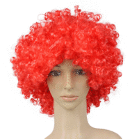 [POP] HW072 HAIR WIG AFRO RED