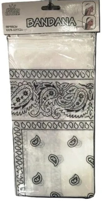 [APO] HW5712 55*55CM BANDANA WHITE