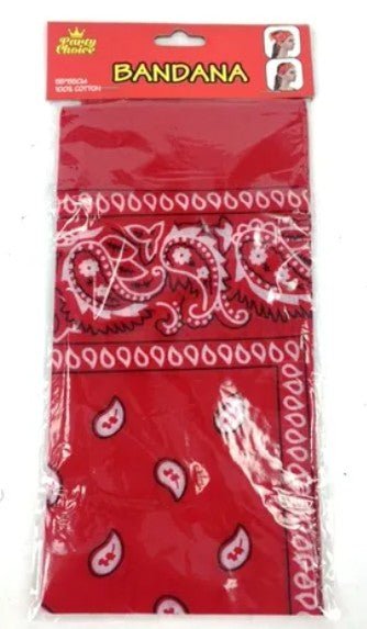 [APO] HW5713 55*55CM BANDANA RED