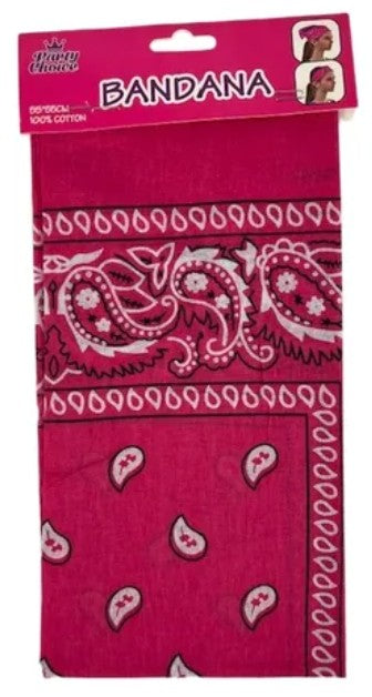 [APO] HW5718 55*55CM BANDANA HOT PINK