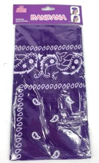 [APO] HW5719 55*55CM BANDANA PURPLE