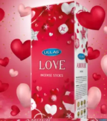 [MOT] ITM0005362 INCENSE STICKS-LOVE HEXAGON