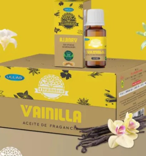 [MOT] ITM0008298 INCENSE STICKS-ORGANICO VANILLA 10ML FRAG OIL