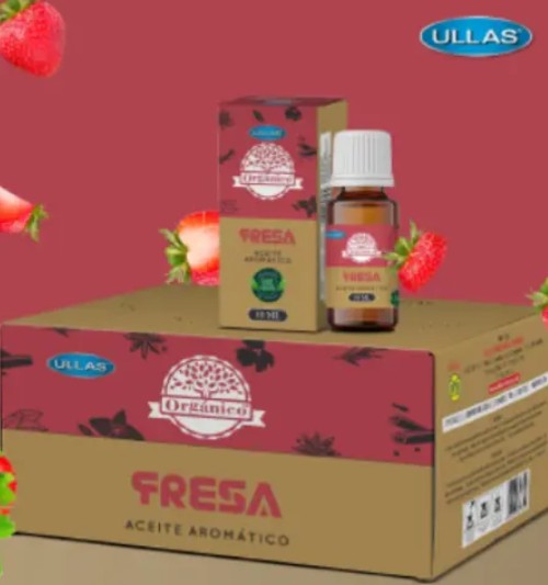 [MOT] ITM0011077 INCENSE STICKS-ORGANICO STRAWBERRY 10ML FRAG OIL