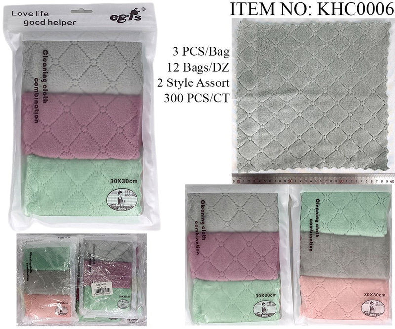 CLEANING CLOTH 3PCS B