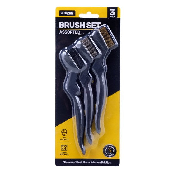 [SAS] 45624 Brush Wire Set (Includes Plastic & Wire Bristles) 3pc